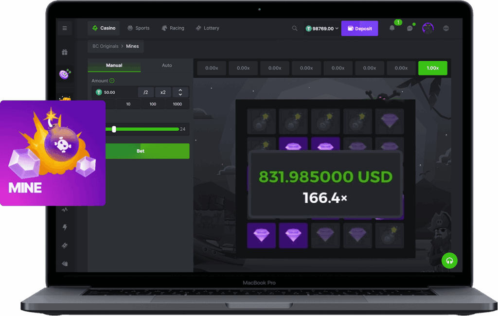 Mechanics of BC.Game Mines