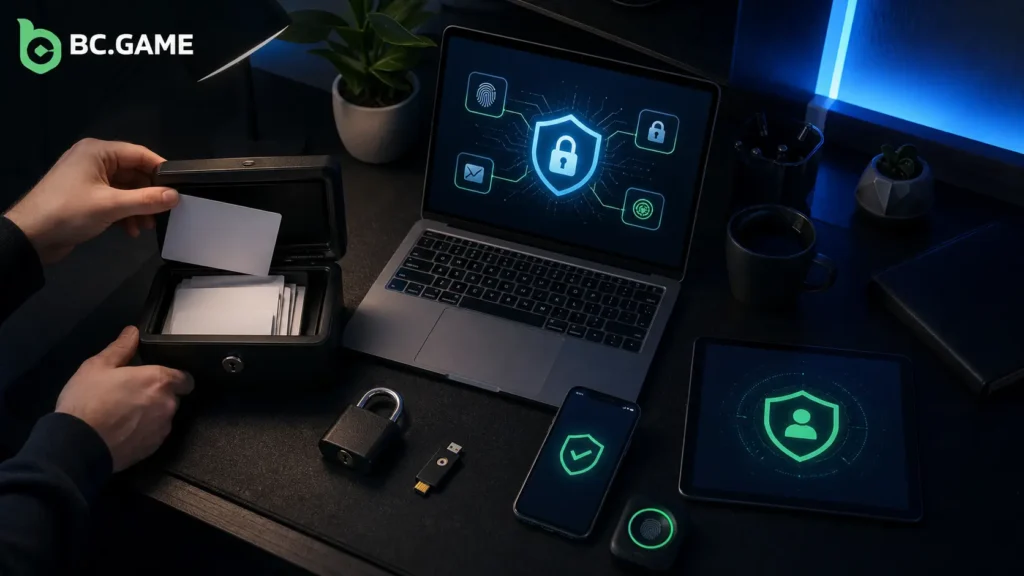 Security habits around the account
